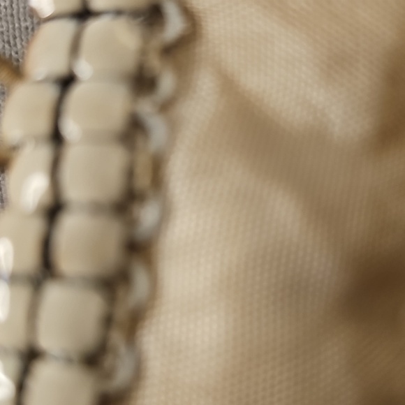 Elegant Black and Gold Mesh Change Purse Clutch. Satin Lined. - Picture 6 of 6